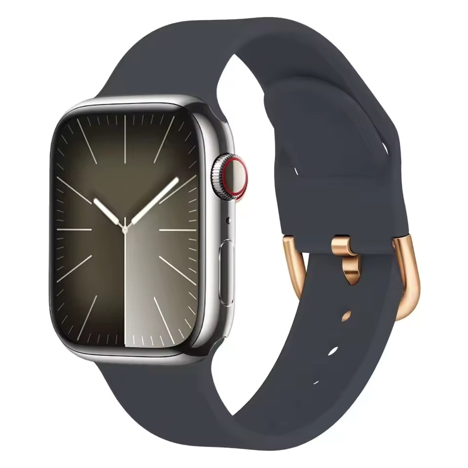 Silicone Bracelet for Apple Watch Ultra3 Band 49mm 46mm 45mm 41mm 44mm 42mm 40mm Series 11/10/9/8/7/6/5/4/SE