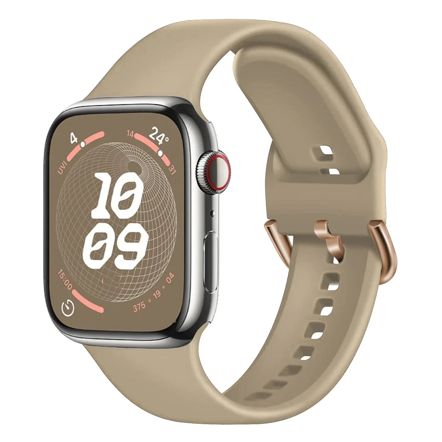 Silicone Bracelet for Apple Watch Ultra3 Band 49mm 46mm 45mm 41mm 44mm 42mm 40mm Series 11/10/9/8/7/6/5/4/SE