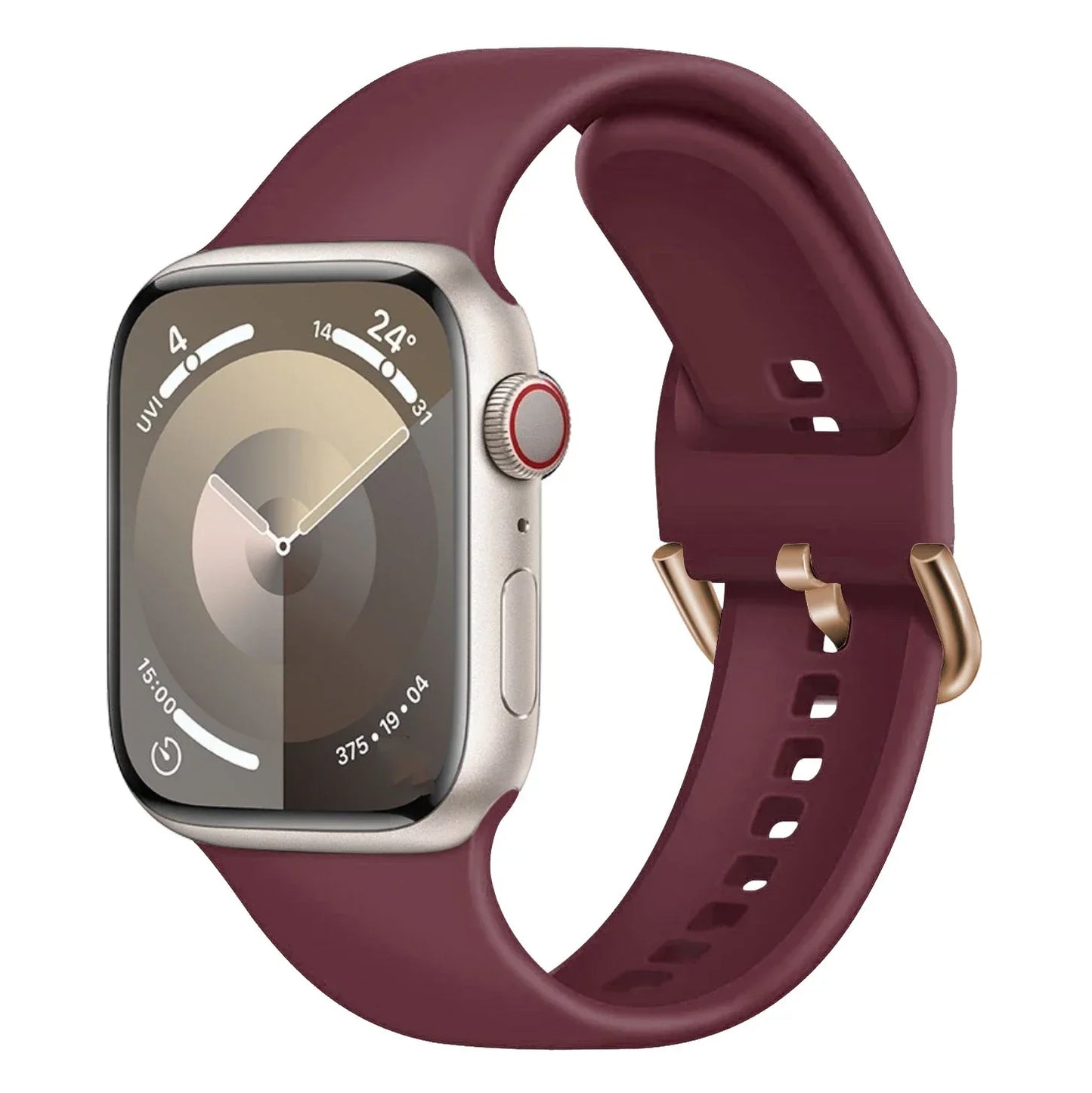 Silicone Bracelet for Apple Watch Ultra3 Band 49mm 46mm 45mm 41mm 44mm 42mm 40mm Series 11/10/9/8/7/6/5/4/SE