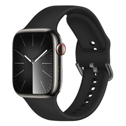 Silicone Bracelet for Apple Watch Ultra3 Band 49mm 46mm 45mm 41mm 44mm 42mm 40mm Series 11/10/9/8/7/6/5/4/SE