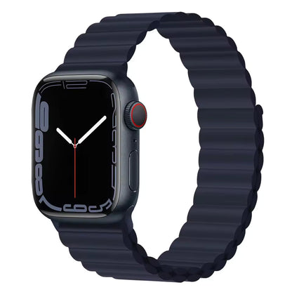 Silicone Magnetic Bracelet for Apple Watch Band iWatch Series Ultra3/11/10/9/8/7/6/5/4/SE