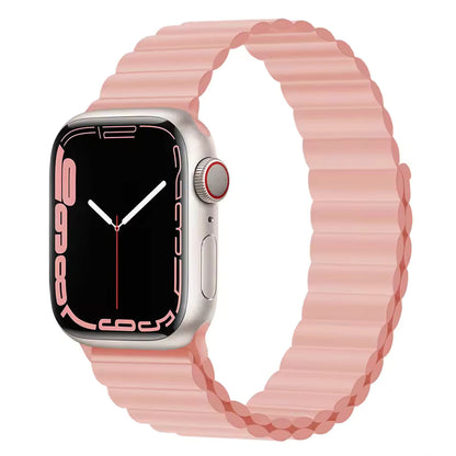 Silicone Magnetic Bracelet for Apple Watch Band iWatch Series Ultra3/11/10/9/8/7/6/5/4/SE