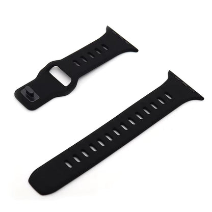 Silicone Sports Strap for Apple Watch Band iWatch Series Ultra2/11/10/9/8/7/6/5/4/3/SE2