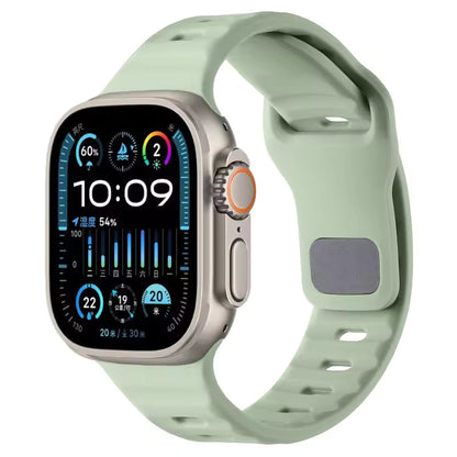 Silicone Sports Strap for Apple Watch Band iWatch Series Ultra2/11/10/9/8/7/6/5/4/3/SE2