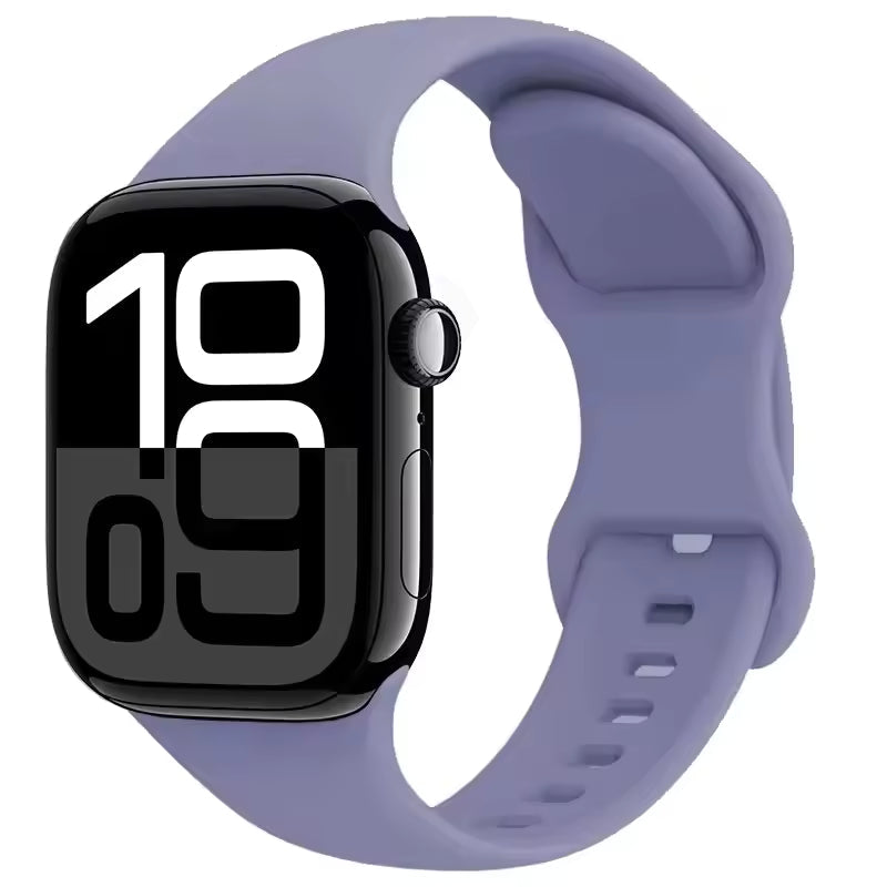 Silicone Strap for Apple Watch Ultra2 Band 49mm 46mm 42mm 45mm 41mm 44mm 40mm Series 11/10/9/8/7/6/5/4/3/SE2