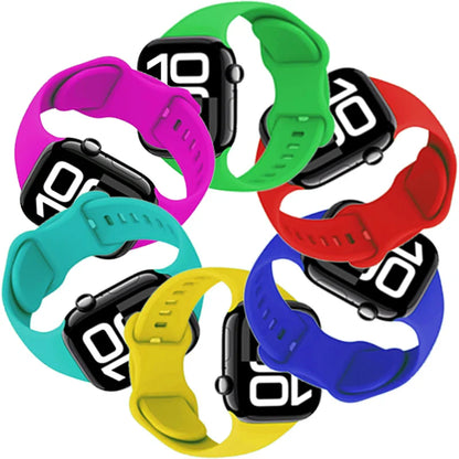 Silicone Strap for Apple Watch Ultra2 Band 49mm 46mm 42mm 45mm 41mm 44mm 40mm Series 11/10/9/8/7/6/5/4/3/SE2