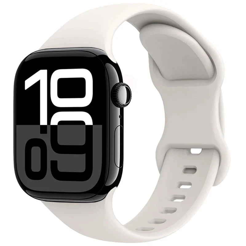 Silicone Strap for Apple Watch Ultra2 Band 49mm 46mm 42mm 45mm 41mm 44mm 40mm Series 11/10/9/8/7/6/5/4/3/SE2