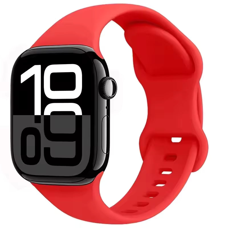 Silicone Strap for Apple Watch Ultra2 Band 49mm 46mm 42mm 45mm 41mm 44mm 40mm Series 11/10/9/8/7/6/5/4/3/SE2
