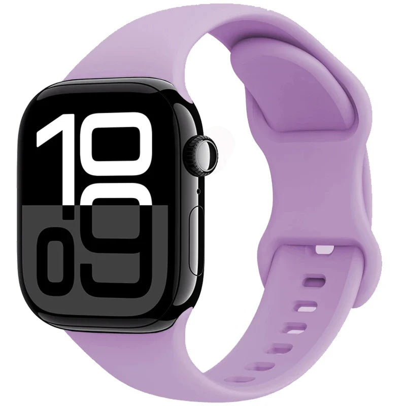 Silicone Strap for Apple Watch Ultra2 Band 49mm 46mm 42mm 45mm 41mm 44mm 40mm Series 11/10/9/8/7/6/5/4/3/SE2