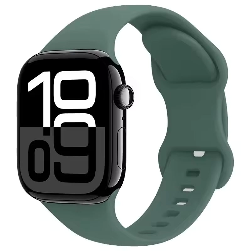Silicone Strap for Apple Watch Ultra2 Band 49mm 46mm 42mm 45mm 41mm 44mm 40mm Series 11/10/9/8/7/6/5/4/3/SE2
