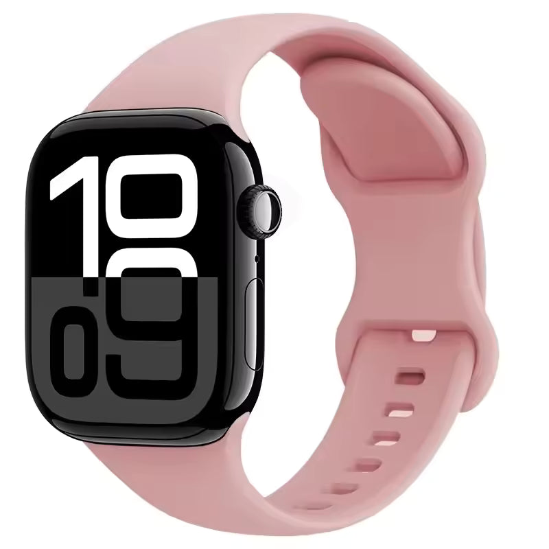 Silicone Strap for Apple Watch Ultra2 Band 49mm 46mm 42mm 45mm 41mm 44mm 40mm Series 11/10/9/8/7/6/5/4/3/SE2