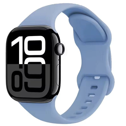 Silicone Strap for Apple Watch Ultra2 Band 49mm 46mm 42mm 45mm 41mm 44mm 40mm Series 11/10/9/8/7/6/5/4/3/SE2
