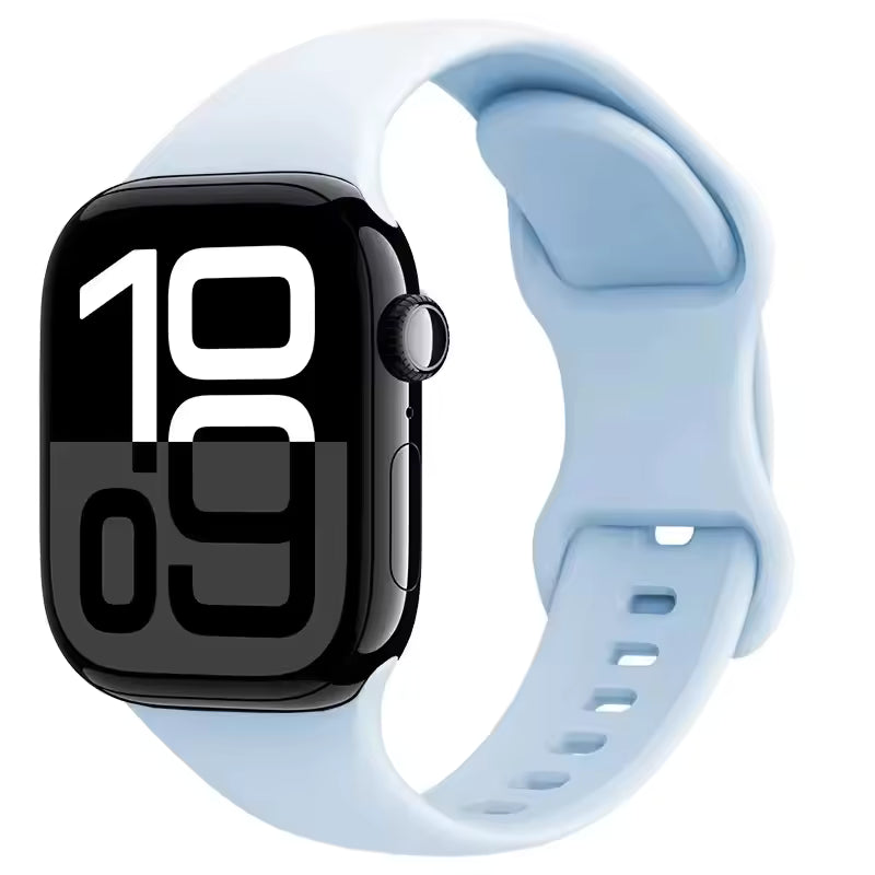 Silicone Strap for Apple Watch Ultra2 Band 49mm 46mm 42mm 45mm 41mm 44mm 40mm Series 11/10/9/8/7/6/5/4/3/SE2