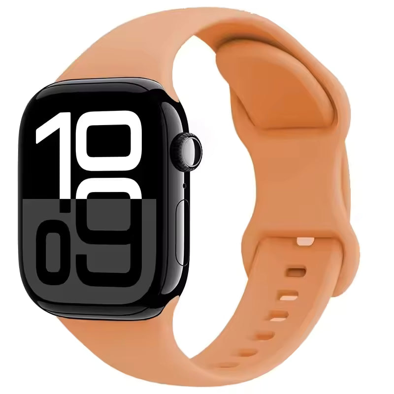Silicone Strap for Apple Watch Ultra2 Band 49mm 46mm 42mm 45mm 41mm 44mm 40mm Series 11/10/9/8/7/6/5/4/3/SE2