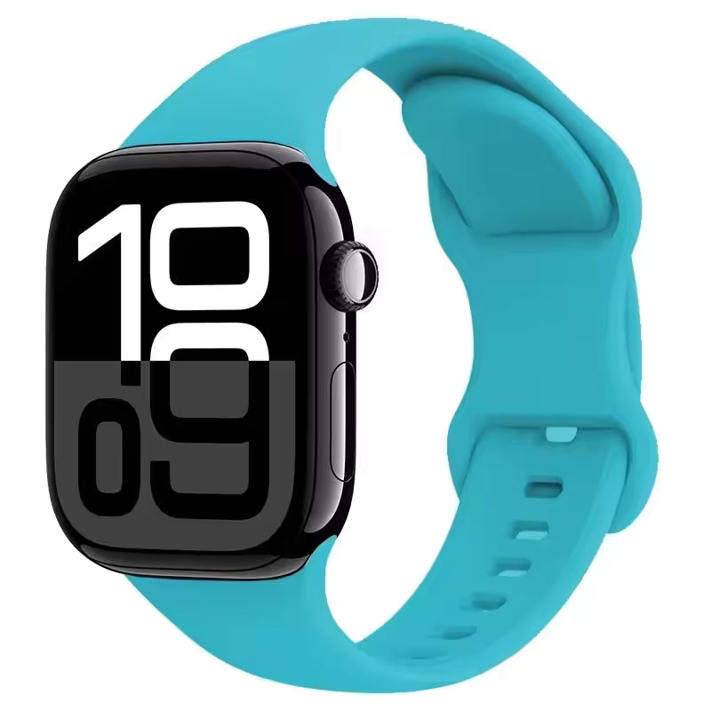 Silicone Strap for Apple Watch Ultra2 Band 49mm 46mm 42mm 45mm 41mm 44mm 40mm Series 11/10/9/8/7/6/5/4/3/SE2