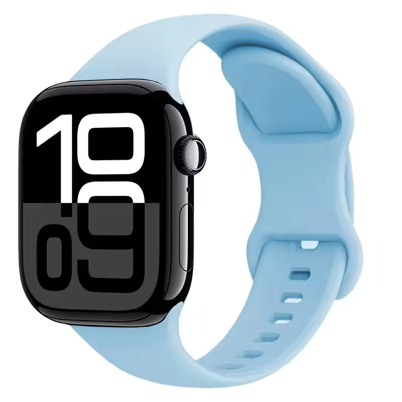 Silicone Strap for Apple Watch Ultra2 Band 49mm 46mm 42mm 45mm 41mm 44mm 40mm Series 11/10/9/8/7/6/5/4/3/SE2