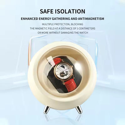 Single Slot Automatic Watch Winder with Mabuchi Mute Motor - Automatic Watch Storage Box
