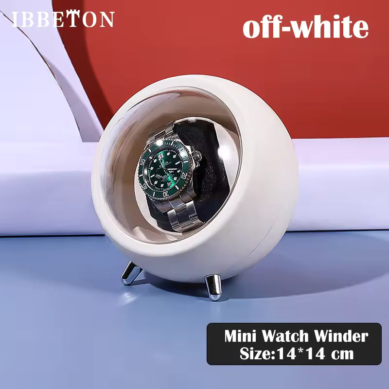 Single Slot Automatic Watch Winder with Mabuchi Mute Motor - Automatic Watch Storage Box