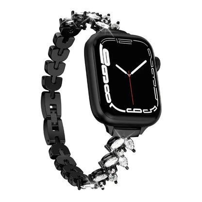 Slim Metal Diamond Bracelet for Apple Watch Band iWatch Series Ultra2/10/9/8/7/6/5/4/3/SE