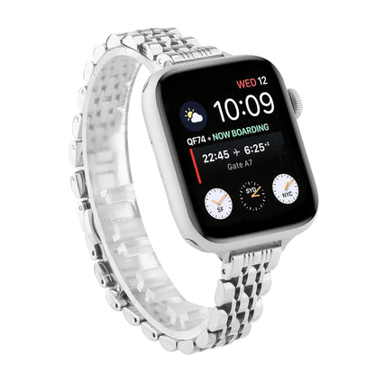 Slim Stainless Steel Bracelet for Apple Watch Band iWatch Series Ultra 3/211/10/9/8/7/6/5/4/SE