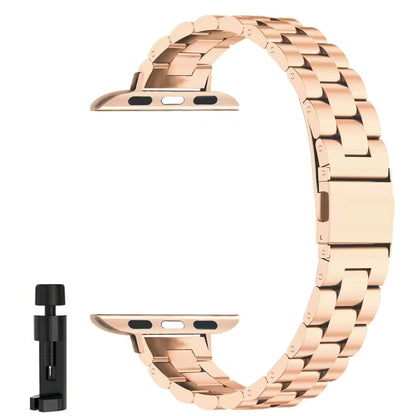 Slim Stainless Steel Bracelet for Apple Watch Ultra3 Band 49mm 45mm 44mm 42mm 41mm 40mm 46mm Series 11/10/9/8/7/6/5/4/SE3