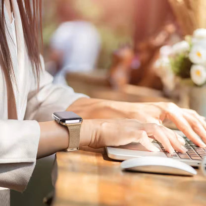 Slim Stainless Steel Strap for Apple Watch Ultra Series 7/6/5/3/SE/8 Band 44mm 45mm 41mm 40mm 49mm 42mm