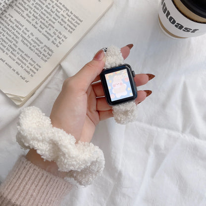 Soft Plush Loop Bracelet for Apple Watch Ultra Band 49mm 45mm 41mm 44mm 40mm 42mm 38mm Series 8/7/6/5/4/3/SE
