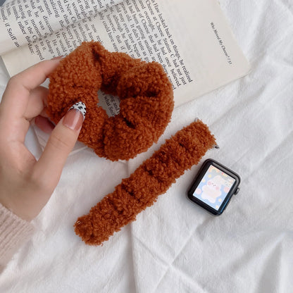 Soft Plush Loop Bracelet for Apple Watch Ultra Band 49mm 45mm 41mm 44mm 40mm 42mm 38mm Series 8/7/6/5/4/3/SE