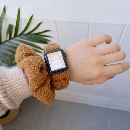 Soft Plush Loop Bracelet for Apple Watch Ultra Band 49mm 45mm 41mm 44mm 40mm 42mm 38mm Series 8/7/6/5/4/3/SE