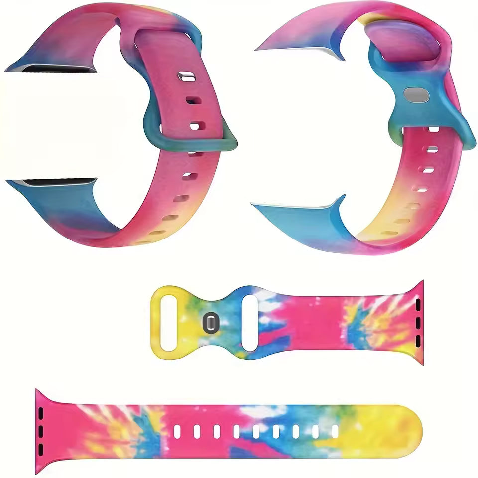 Soft Silicone Bracelet for Apple Watch Ultra3 Band 45mm 44mm 46mm 42mm 40mm 41mm Series 11/10/9/8/7/6/5/4/SE3