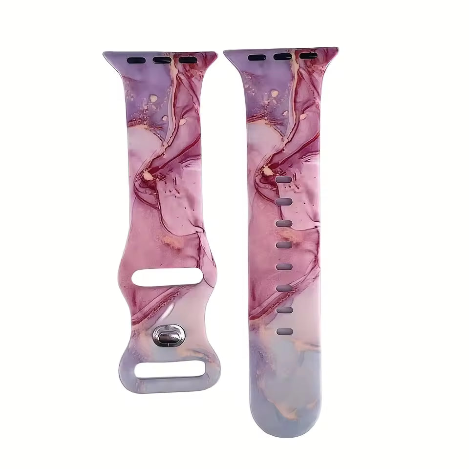 Soft Silicone Bracelet for Apple Watch Ultra3 Band 45mm 44mm 46mm 42mm 40mm 41mm Series 11/10/9/8/7/6/5/4/SE3