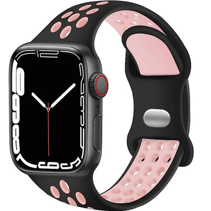 Soft Silicone Sport Strap for Apple Watch Ultra 3/2 Band 46mm 42mm 45mm 44mm 40mm 41mm 49mm Series 11/10/9/8/7/6/5/4/SE3