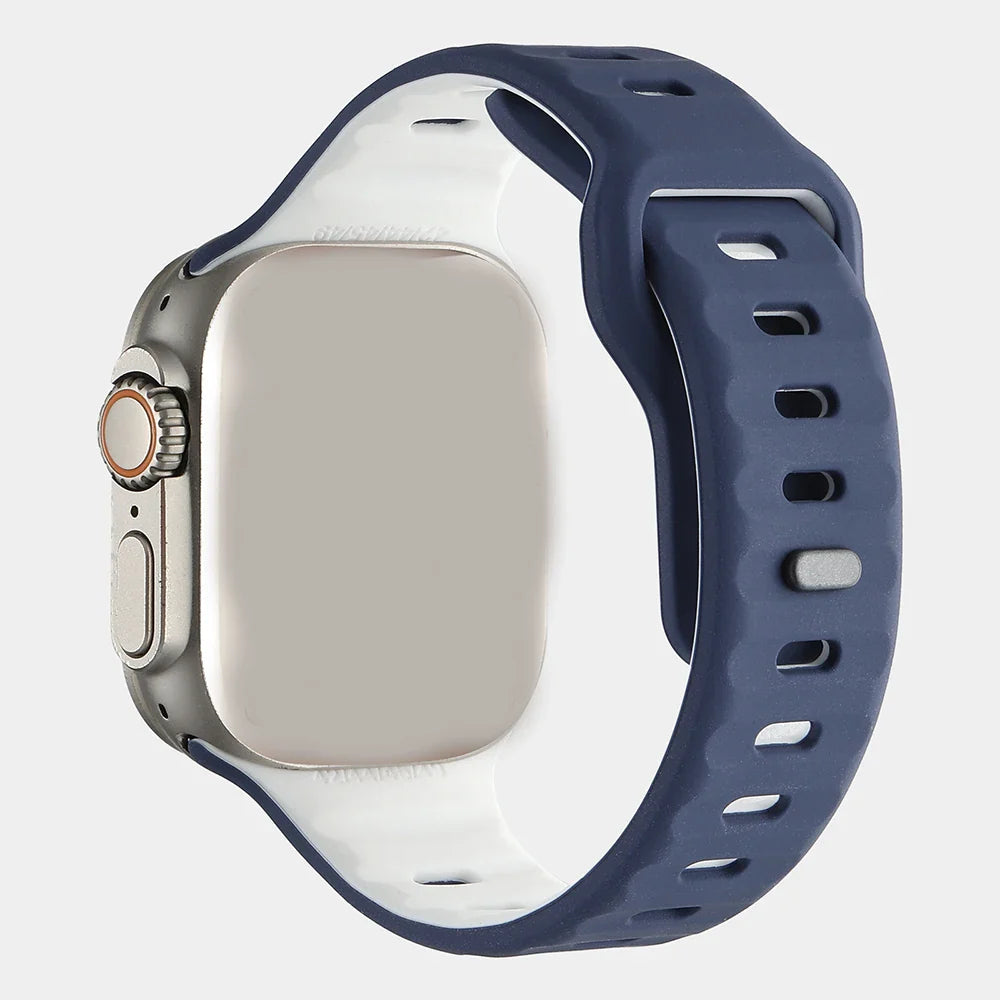 Soft Silicone Strap for Apple Watch Ultra3 Band 49mm 44mm 45mm 46mm 42mm Series 11/10/9/8/7/6/5/4/SE