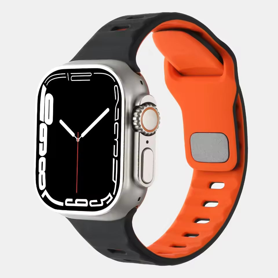 Soft Silicone Strap for Apple Watch Ultra3 Band 49mm 44mm 45mm 46mm 42mm Series 11/10/9/8/7/6/5/4/SE