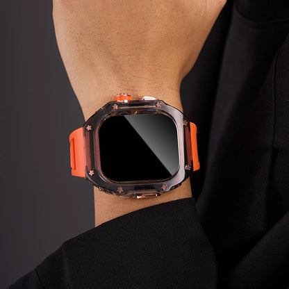 Sports Soft Silicone Strap+Case for Apple Watch Ultra 1/2/3 Band 49mm