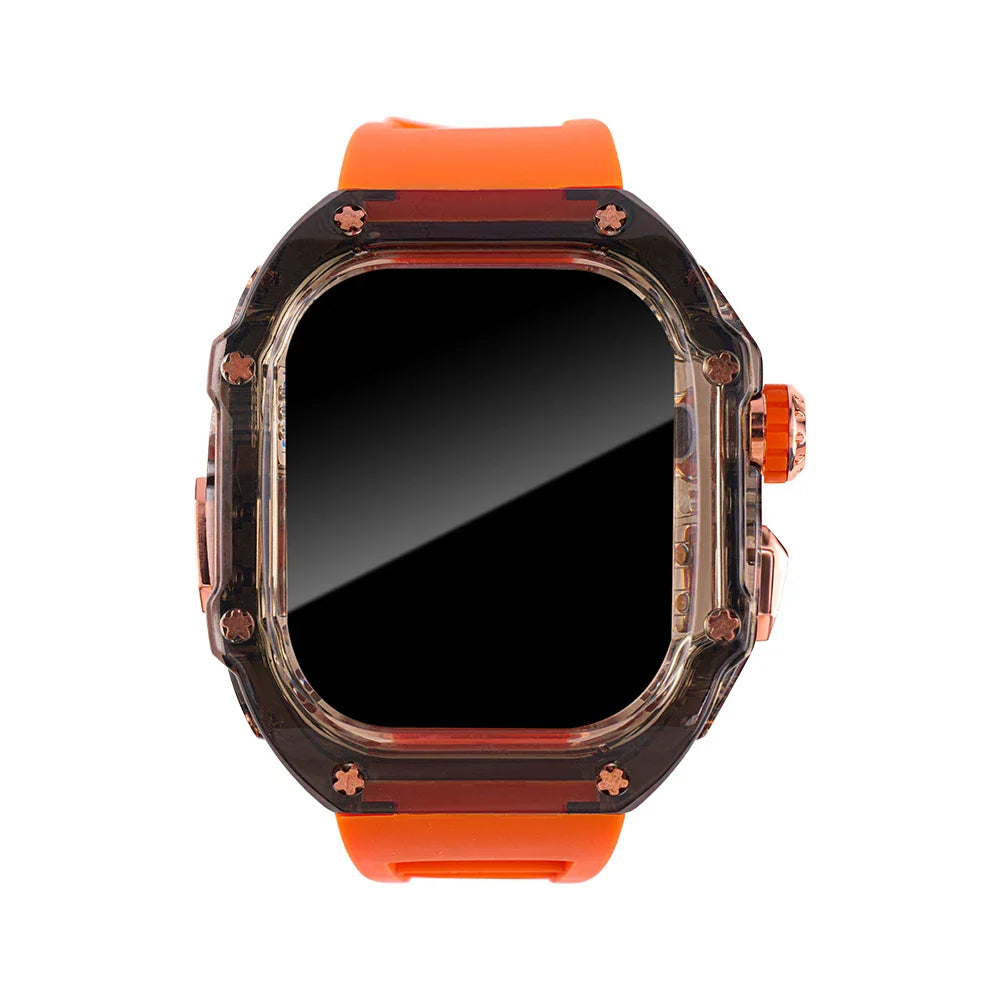 Sports Soft Silicone Strap+Case for Apple Watch Ultra 1/2/3 Band 49mm