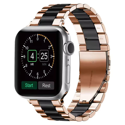 Sports Stainless Steel Strap for Apple Watch Band iWatch Series Ultra3/2/11/10/9/8/7/6/5/4/SE
