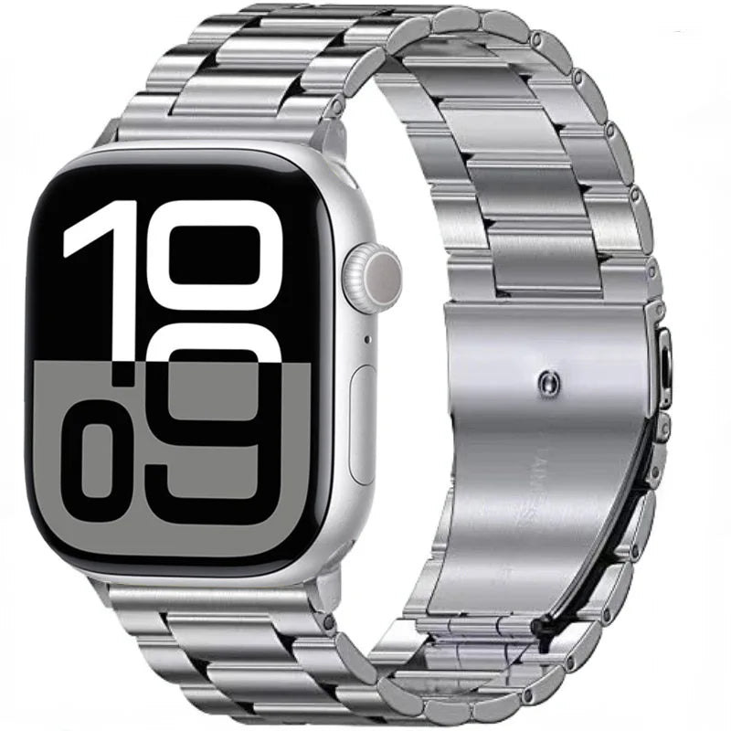 Stainless Steel Bracelet for Apple Watch Ultra3 Band 49mm 46mm 45mm 44mm 42mm 41mm Series 11/10/9/8/7/6/5/4/SE