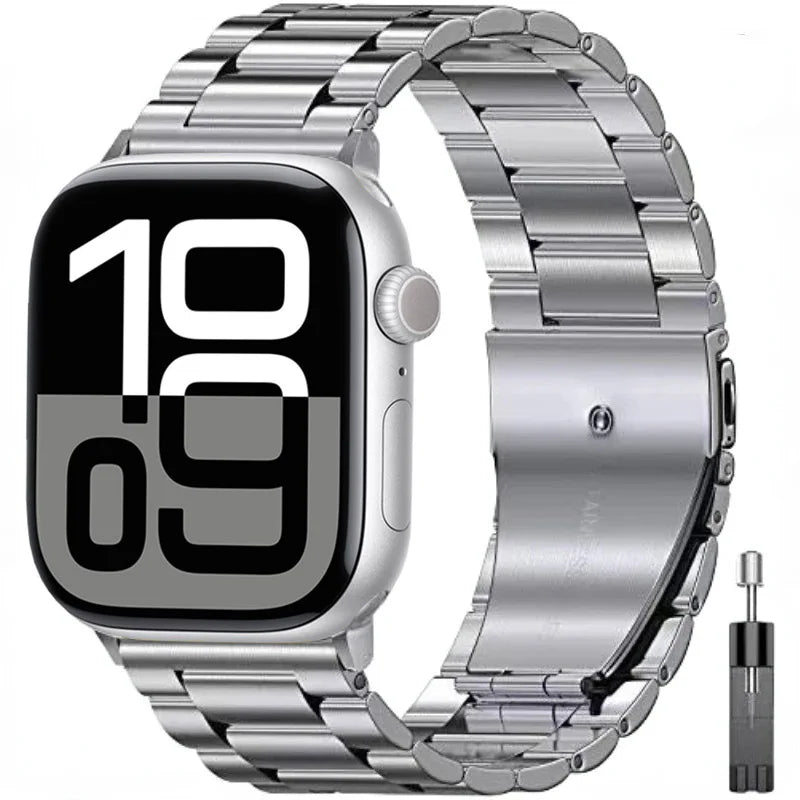 Stainless Steel Bracelet for Apple Watch Ultra3 Band 49mm 46mm 45mm 44mm 42mm 41mm Series 11/10/9/8/7/6/5/4/SE