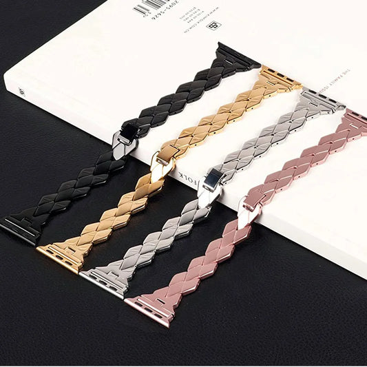 Stainless Steel Bracelet for Apple Watch Band iWatch Series 9/8/7/4/5/6/10/SE