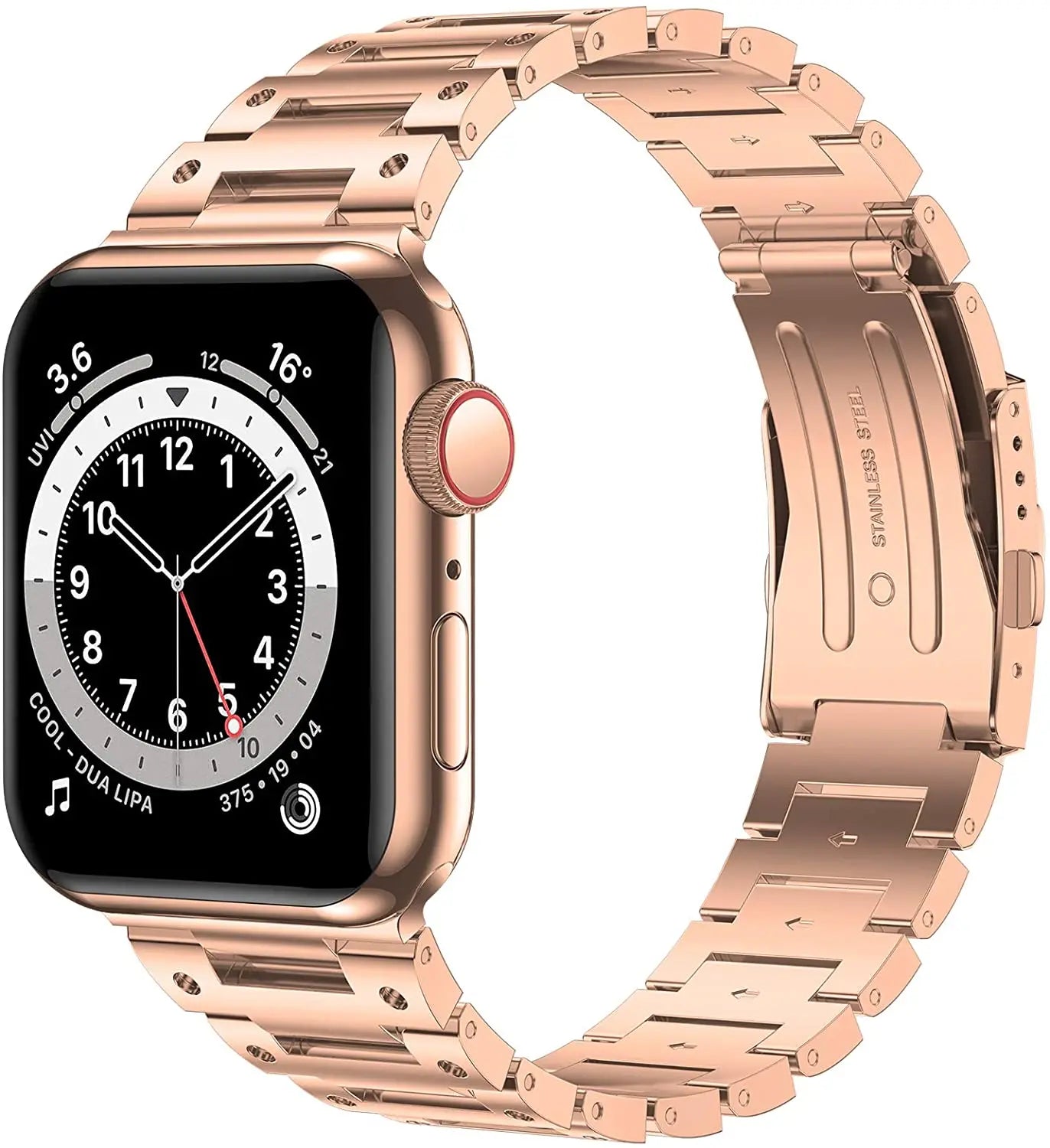 Stainless Steel Business Strap for Apple Watch Band iWatch Series Ultra2/10/9/8/7/6/5/4/SE
