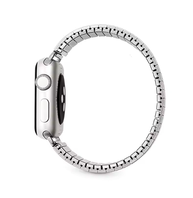 Stainless Steel Elastic Bracelet for Apple Watch Band iWatch Series Ultra/2/10/9/8/7/6/5/4/3/SE