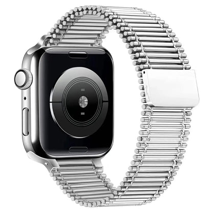Stainless Steel Magnetic Loop Link Bracelet for Apple Watch Band Ultra/10/9/8/7/6/5/4/SE