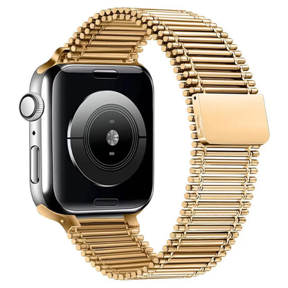 Stainless Steel Magnetic Loop Link Bracelet for Apple Watch Band Ultra/10/9/8/7/6/5/4/SE