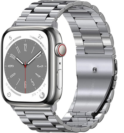 Stainless Steel Metal Bracelet for Apple Watch Band iWatch Series Ultra/10/9/8/7/6/5/4/SE