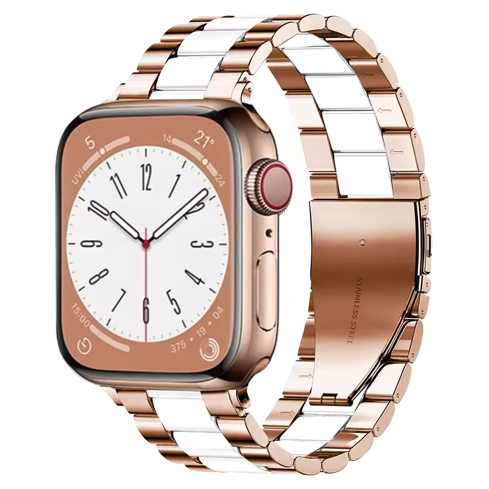 Stainless Steel Metal Bracelet for Apple Watch Band iWatch Series Ultra/10/9/8/7/6/5/4/SE