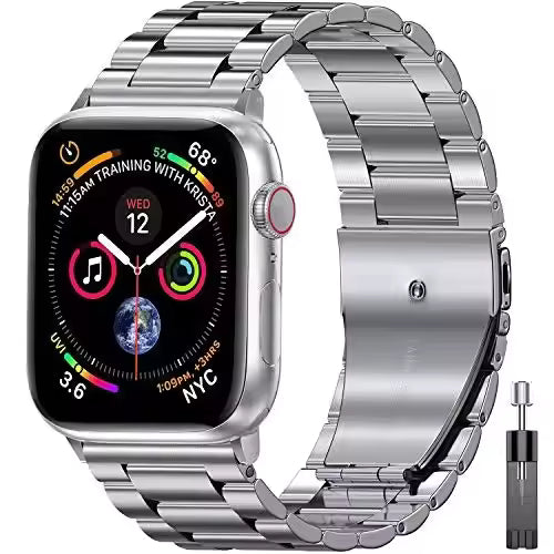 Stainless Steel Strap for Apple Watch Ultra Band 49mm 46mm 45mm 41mm 44mm 42mm 40mm Series 10/9/8/7/6/5/4/3/SE