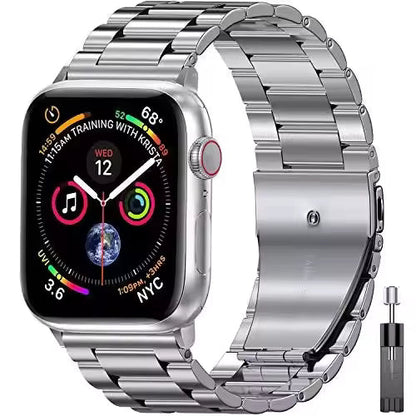 Stainless Steel Strap for Apple Watch Ultra Band 49mm 46mm 45mm 41mm 44mm 42mm 40mm Series 10/9/8/7/6/5/4/3/SE