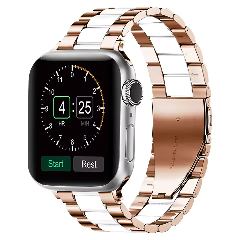 Stainless Steel Strap for Apple Watch Ultra Band 49mm 46mm 45mm 44mm 42mm 41mm 40mm Series 10/9/8/7/6/5/4/SE