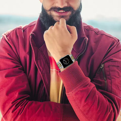 Stainless Steel Strap for Apple Watch Ultra Band 49mm 46mm 45mm 44mm 42mm 41mm 40mm Series 10/9/8/7/6/5/4/SE